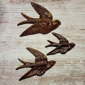 Vintage Burwood Bird's 3 piece Set